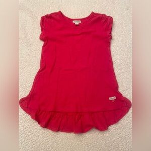 Naartjie Kids Size Large 6 Years Fuchsia Pink High-low Top Tee